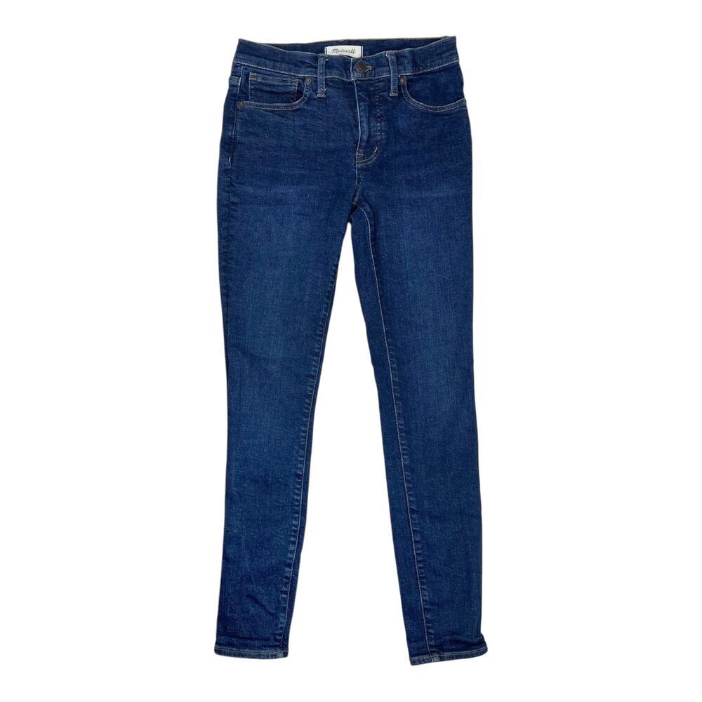 Madewell 9” mid rise skinny jeans women’s size 27 medium blue wash stretchy